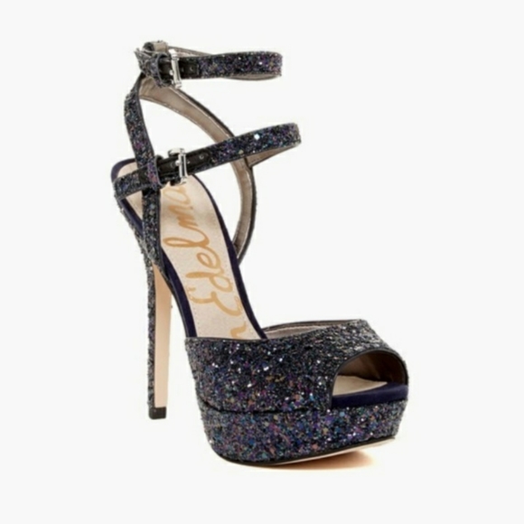Sam Edelman Shoes - Sam Edelman Nadine glitter heels sz 7